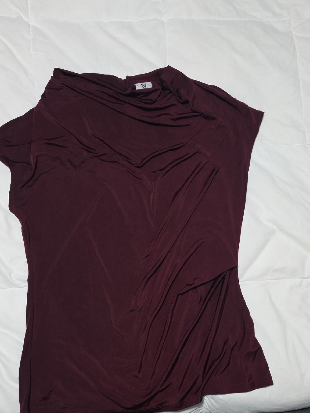 Worthington Sleeveless Top in Burgundy